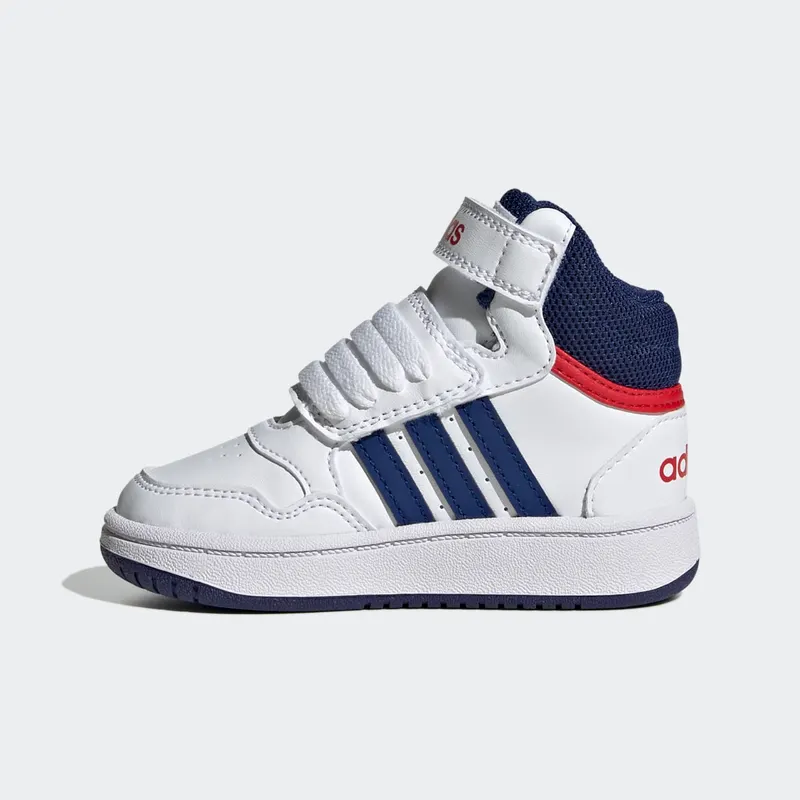 Adidas Hoops Mid Cloud White / Victory Blue / Better Scarlet (GZ9650)