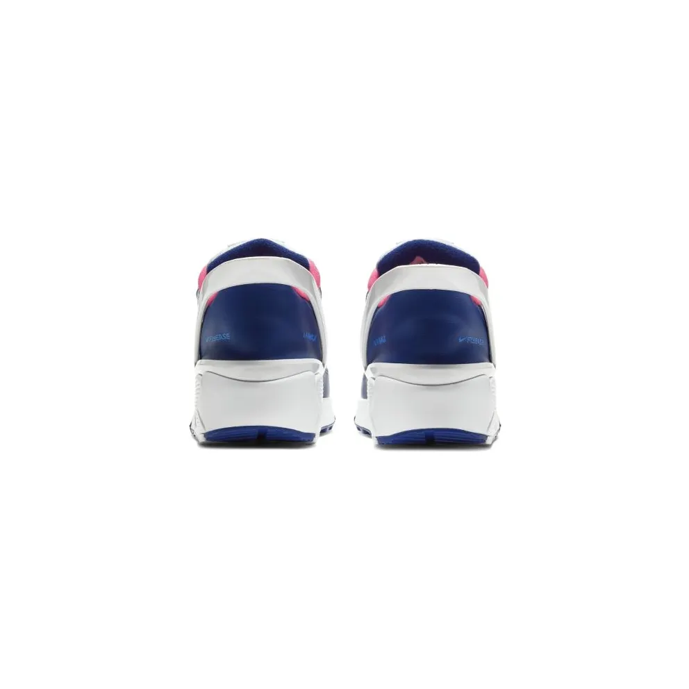Nike Air Max 90 Flyease Deep Royal Blue Hyper Pink (GS) White/White-Deep Royal Blue-Hyper Pink (CV0526-101)