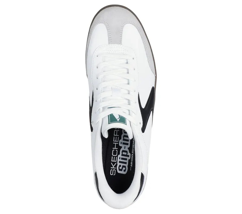 Skechers Slip-ins: Hotshot – Relegate – White / Black – “White” (254154 WBK)