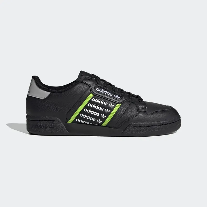 adidas Continental 80 Core Black / Team Solar Green / Cloud White (FX5108)