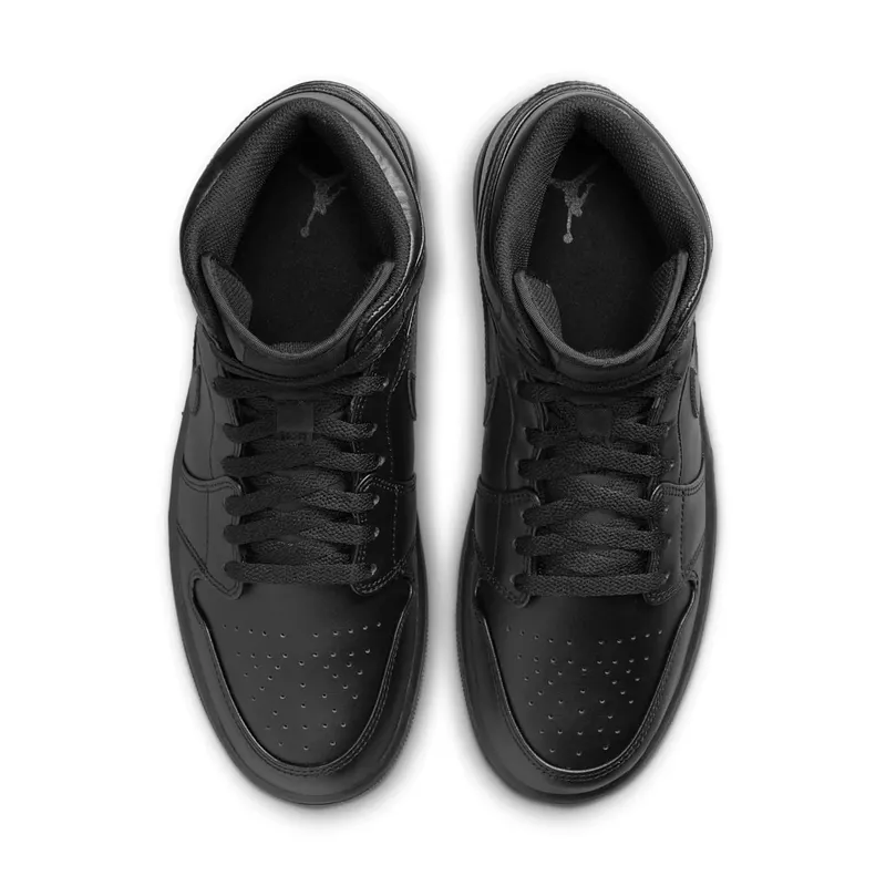 Air Jordan 1 Mid Black (554724-093)