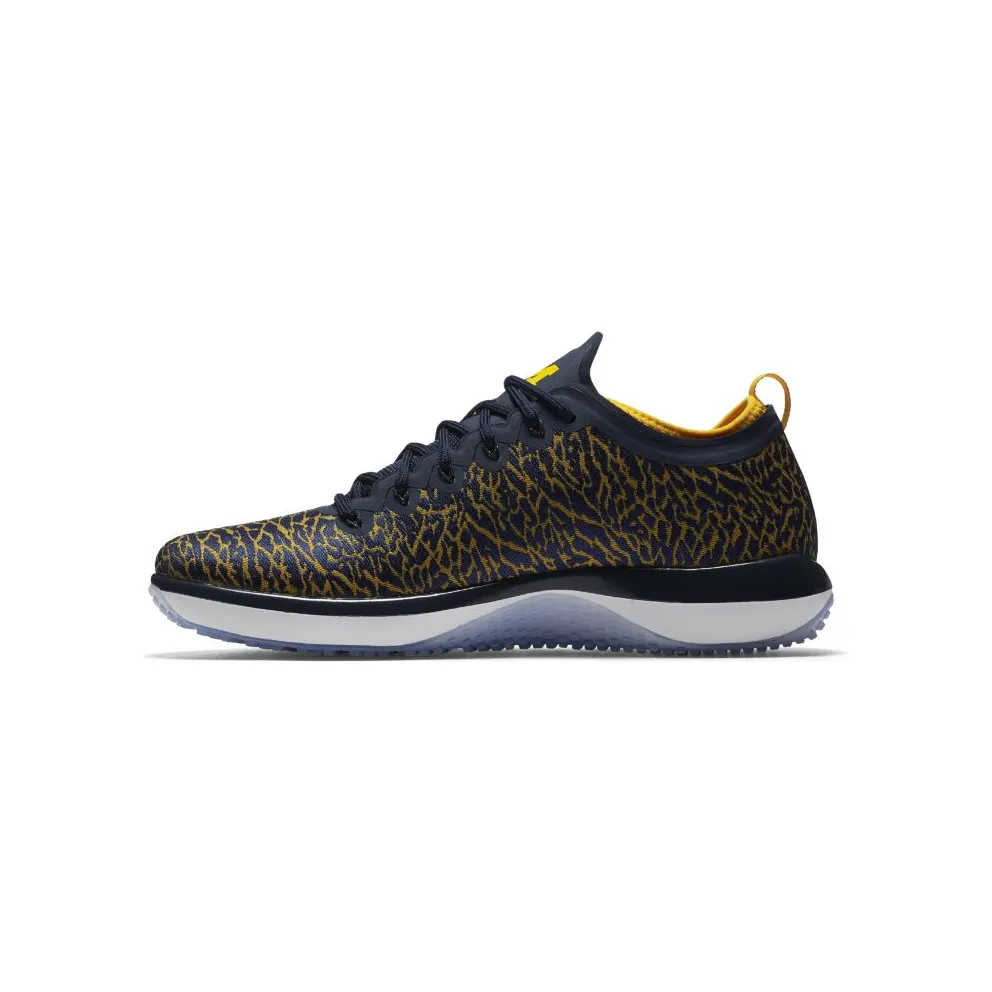 Jordan Trainer 1 Low Michigan College Navy/White-Amarillo (845403-420)