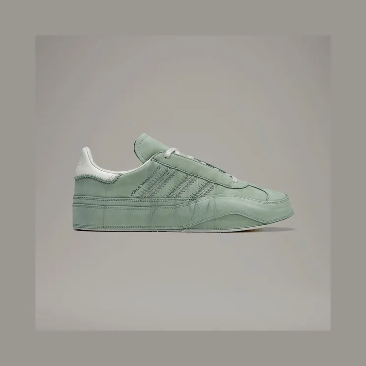 adidas Y-3 Gazelle Silver Green / Off White / Light Brown (IG5309)