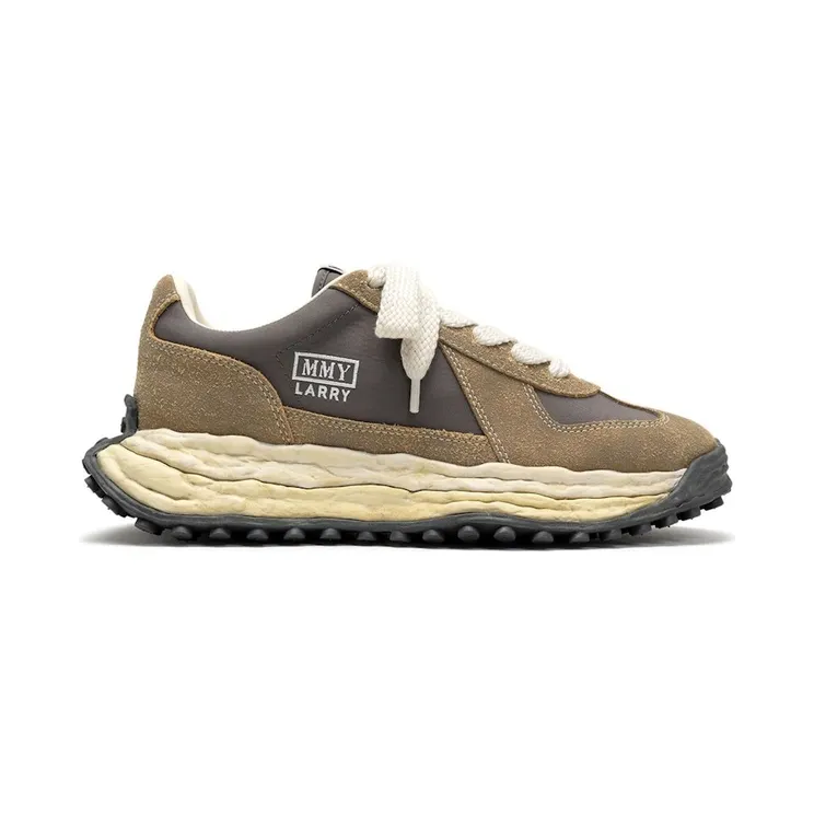Maison Mihara Yasuhiro Larry OG Sole Vintage Mix Material Low Grey Brown (A15FW709-GRY)