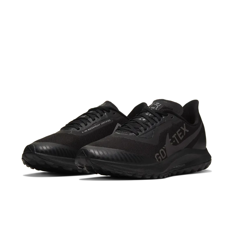 Nike Air Zoom Pegasus 36 Trail Gore-tex Black (W) Black/Total Orange-Thunder Grey (BV7763-001)