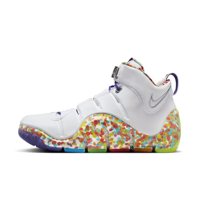 Nike LeBron IV White/Mean Green/Varsity Purple/True Red (DQ9310-100)