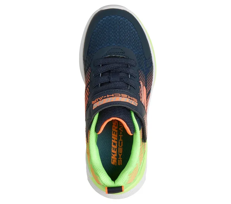 Skechers Microspec Max Velocity Sneaker Marine/Limoen