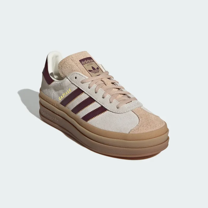 Adidas Gazelle Bold Cream White / Maroon / Magic Beige (JQ5127)