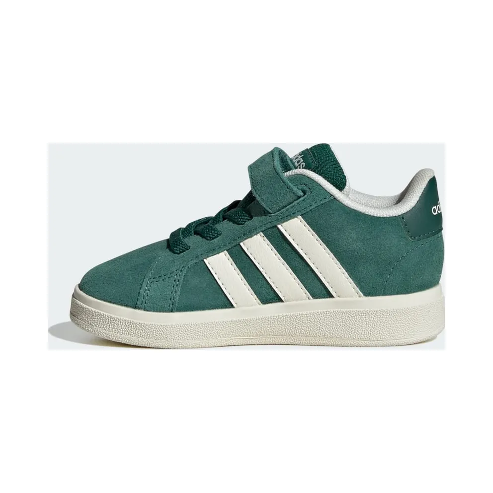 Adidas Grand Court 2.0 Kids Collegiate Green / Off White / Core Black (JR0776)