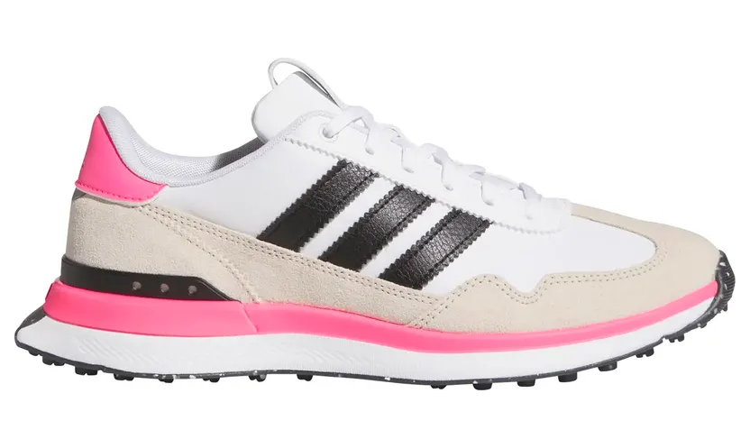 adidas S2G 26 Textile Spikeless Golf White Black Lucid Pink (HP7092)