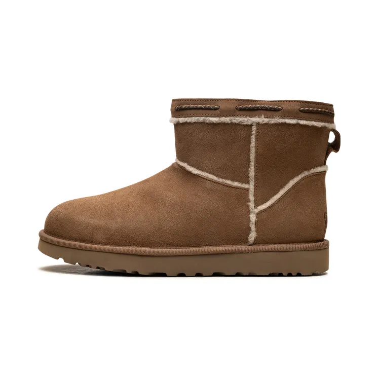 Ugg Classic Mini Shearling Braid “Chestnut” (1166751-CHE)