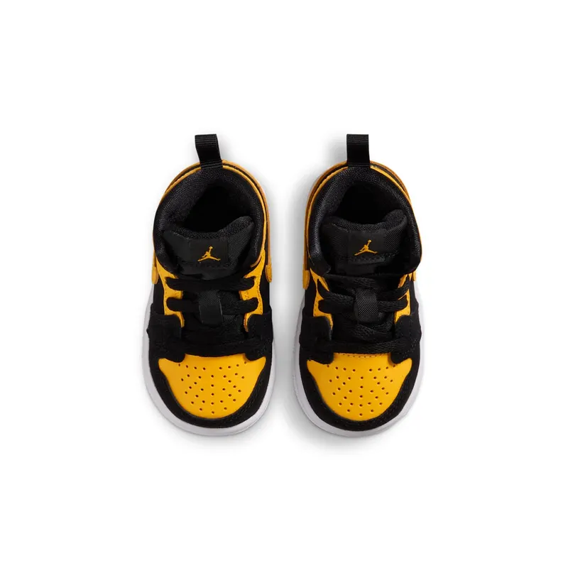 Jordan 1 Mid SE TD “Black/Varsity Maize-White” (HJ5939-071)