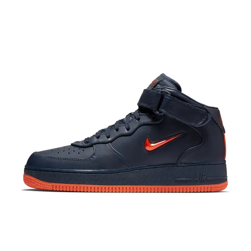 Nike Air Force 1 Mid NYC Obsidian Orange Obsidian/Brilliant Orange (AO1639-400)