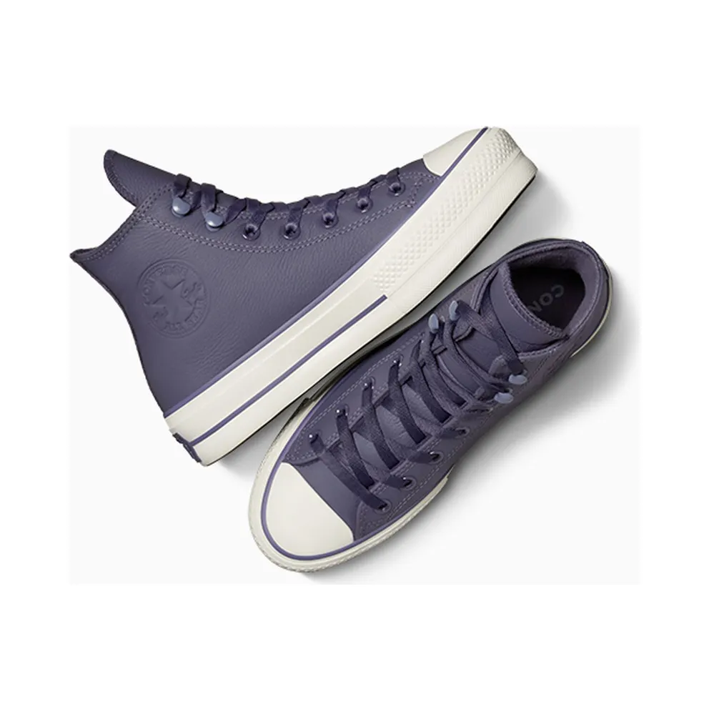 Converse Chuck Tayor All Star Lift Platform Weatherized Leather Shadow Purple/Lavender Ash (A11159C)