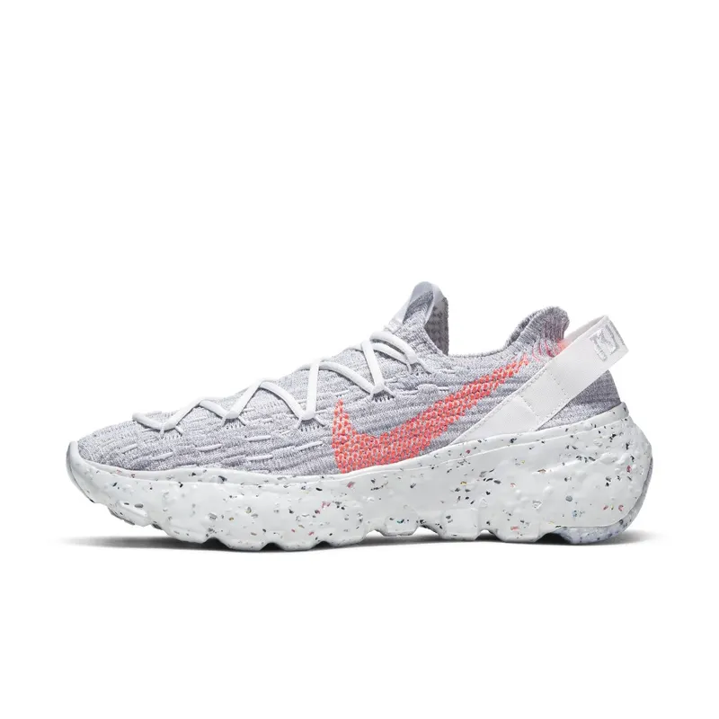 Nike Space Hippie 04 Summit White Hyper Crimson (W) Summit White/Hyper Crimson-Vast Grey-White (CD3476-100)
