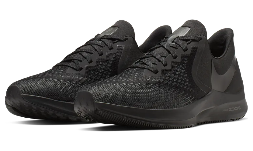 Nike Air Zoom Winflo 6 Triple Black Black/Anthracite-Black (AQ7497-004)