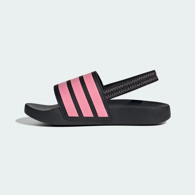 Adidas adilette Estrap Slides Kids Core Black / Bliss Pink / Core Black (JR5330)