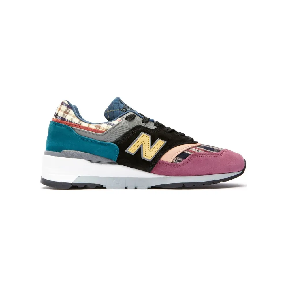 New Balance 997 MiUSA Plaid Pack Burgundy Black (M997DJ)