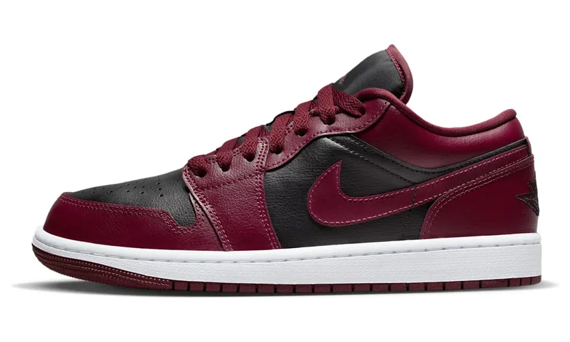 AIR Jordan 1 LO Dark Beetroot “Black / White / Cherrywood Red” (DC0774-006)