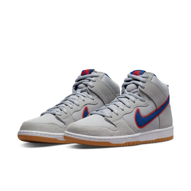 Nike SB Dunk High New York Mets – “Cloud Grey / Rush Blue / Team Orange / White” (DH7155-001)
