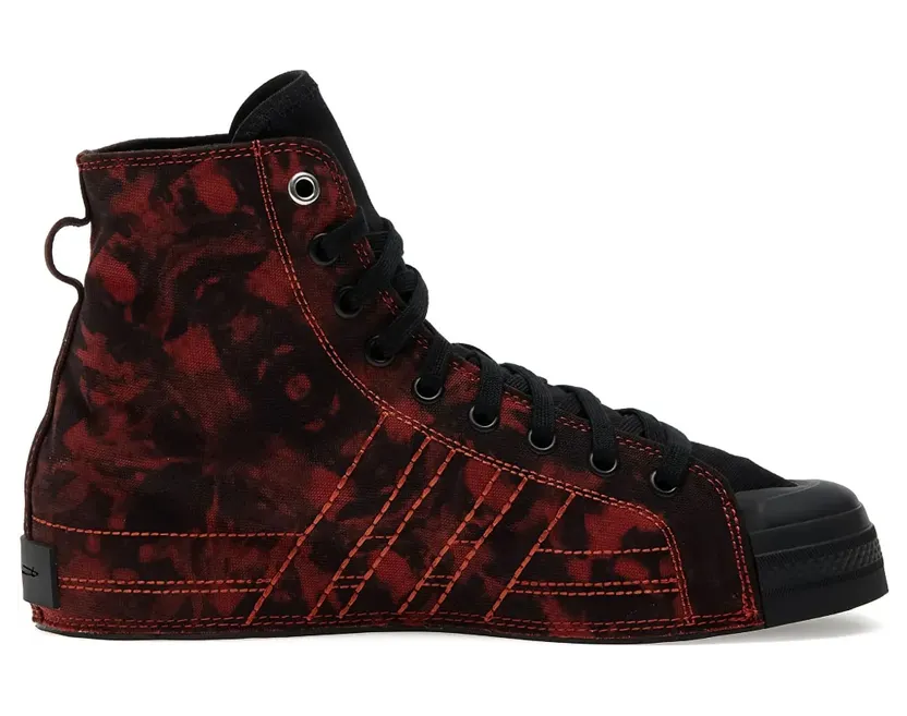 Y-3 Nizza Hi high-top sneakers met tie-dye print – Zwart (JQ8819)