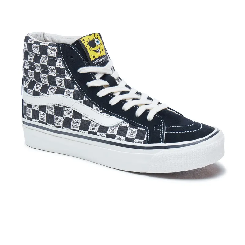 Vans Sk8-Hi Spongebob Checkerboard Checkerboard (V003T0Q7Y)