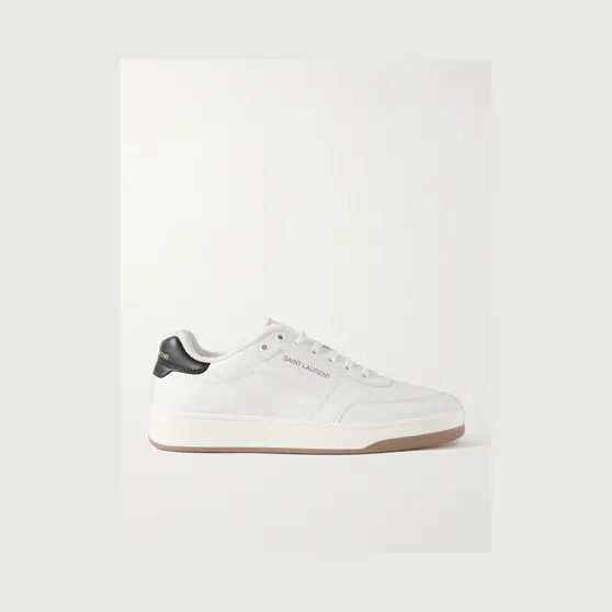 Saint Laurent SL/61 Leather Sneakers White (81947600NI0)
