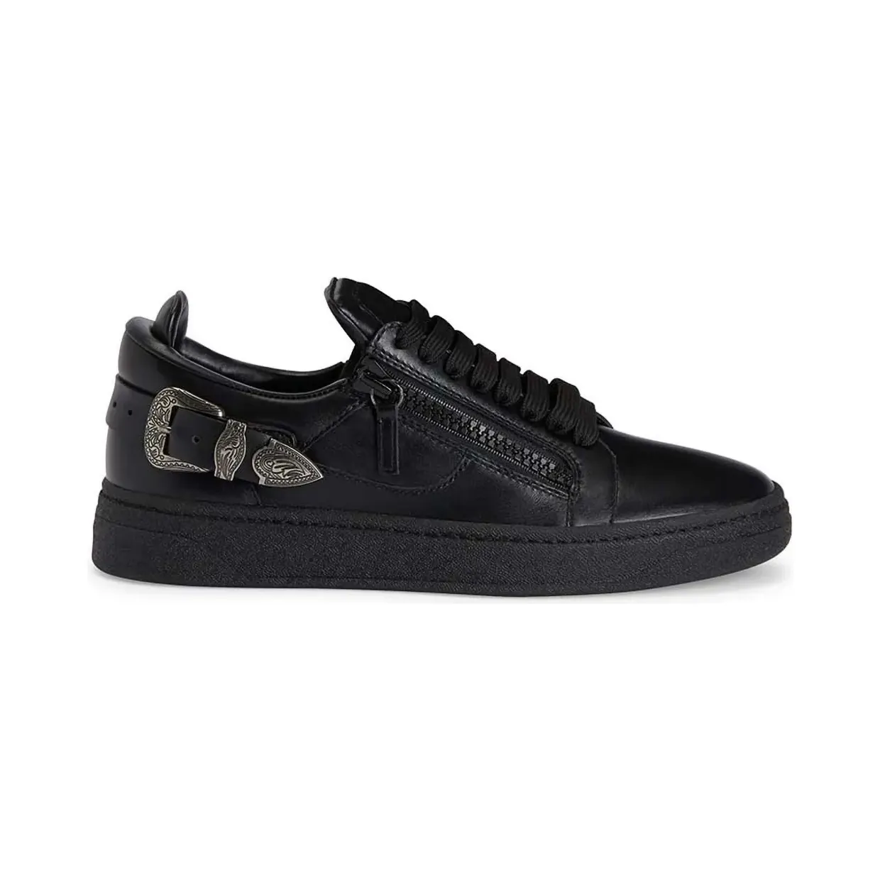 Giuseppe Zanotti GZ94 Deluxe mit doppeltem Reißverschluss “Black” (RU40023001)