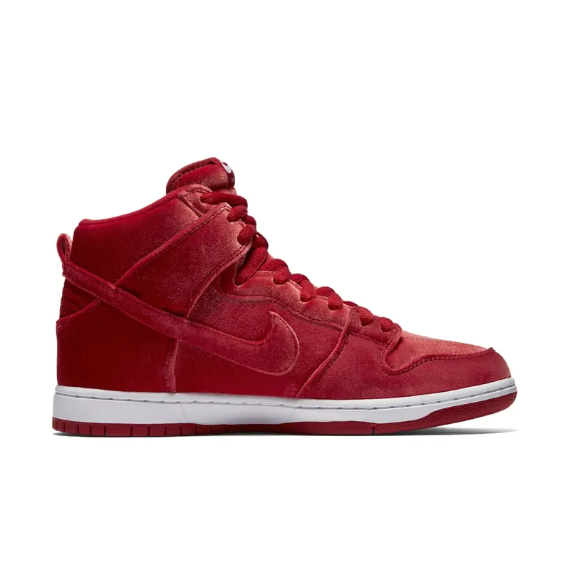 Nike Dunk SB High Red Velvet Gym Red/White/Gym Red (313171-661)