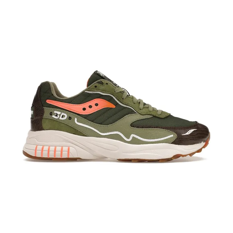 Saucony 3D Grid Hurricane Maybe Tomorrow Tortoise (S70682-1)