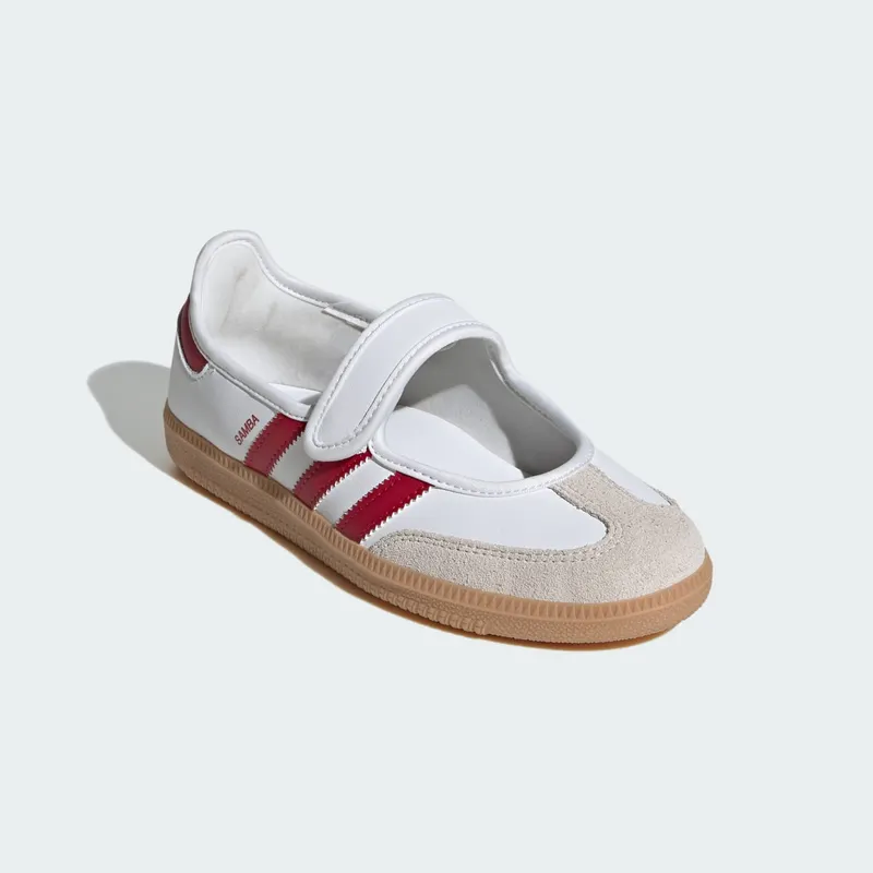 Adidas Samba Jane Kids Cloud White / Team Victory Red / Gum (KJ2658)