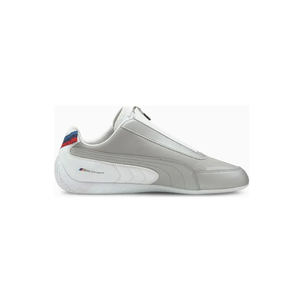 Puma BMW M Motorsport Speedcat Motorsportschuhe Silber/Weiß (306869-02)