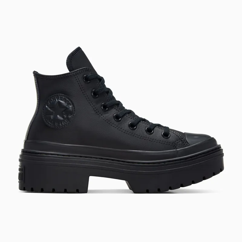 Converse Chuck Taylor All Star Lugged Heel Leather Platform Black/Black/Black (A10369C)