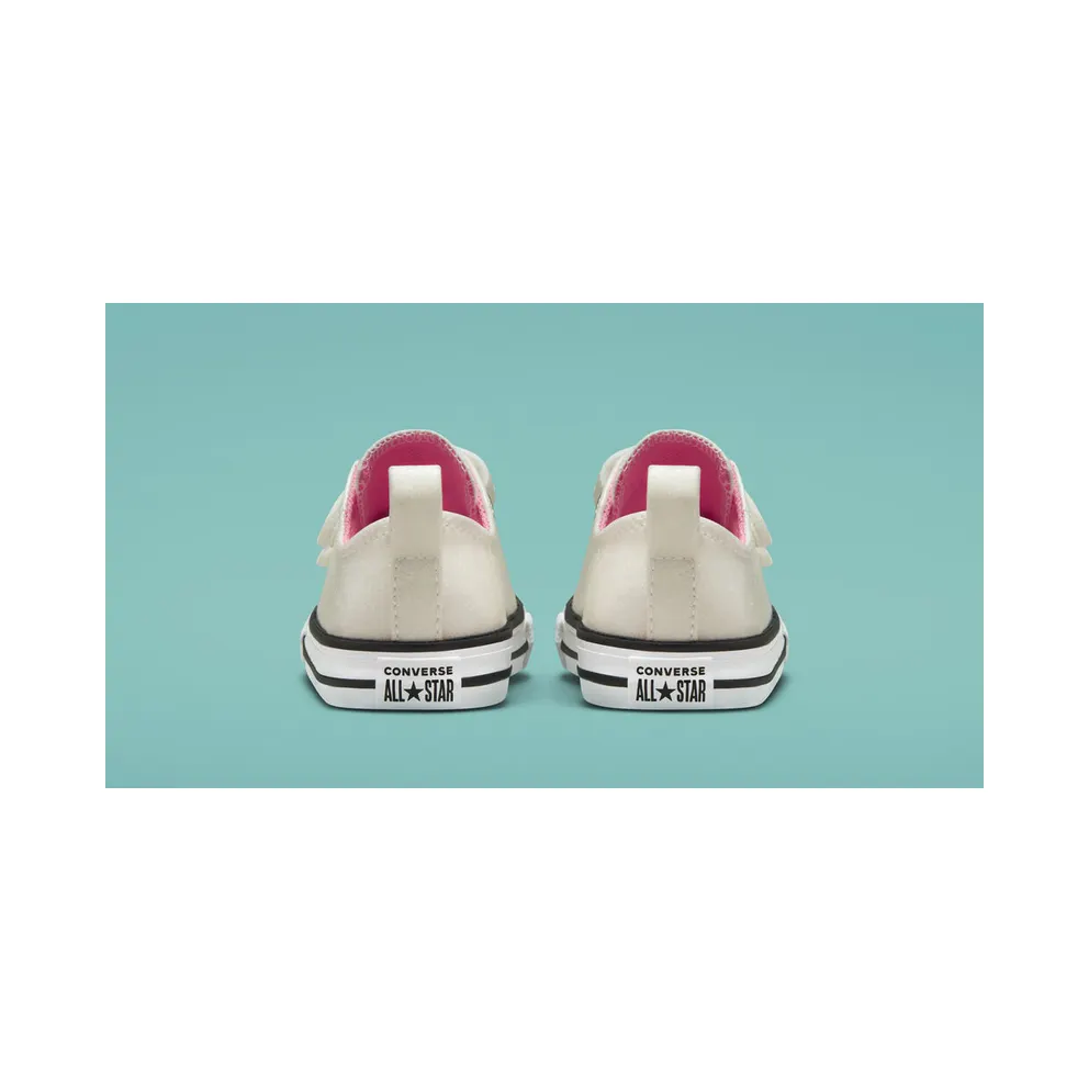 Converse Chuck Taylor All Star Rave Easy-On Glitter Silver/Pink/White (A02439C)