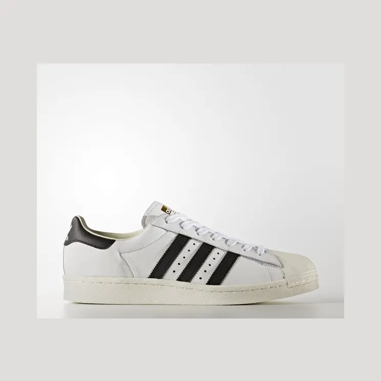 adidas Superstar White/Black/Gold Metallic