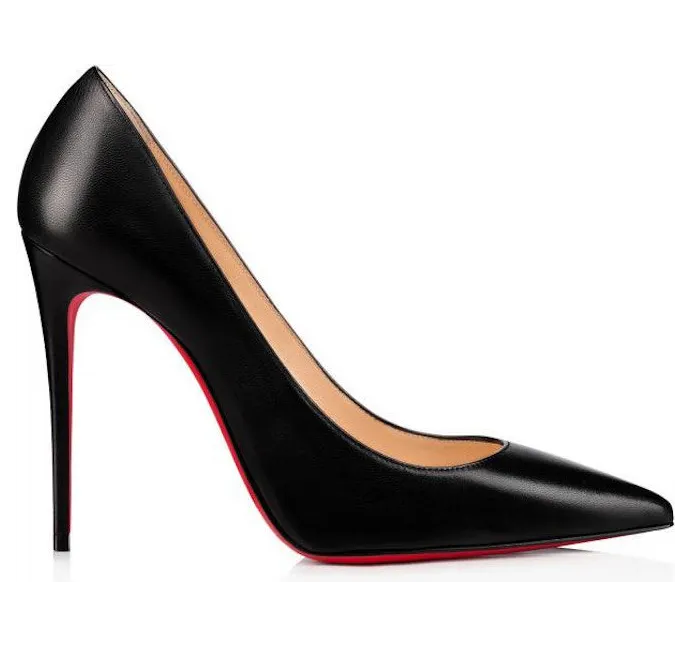 Christian Louboutin Kate 100mm Pump Black Nappa Leather (3191410BK01)