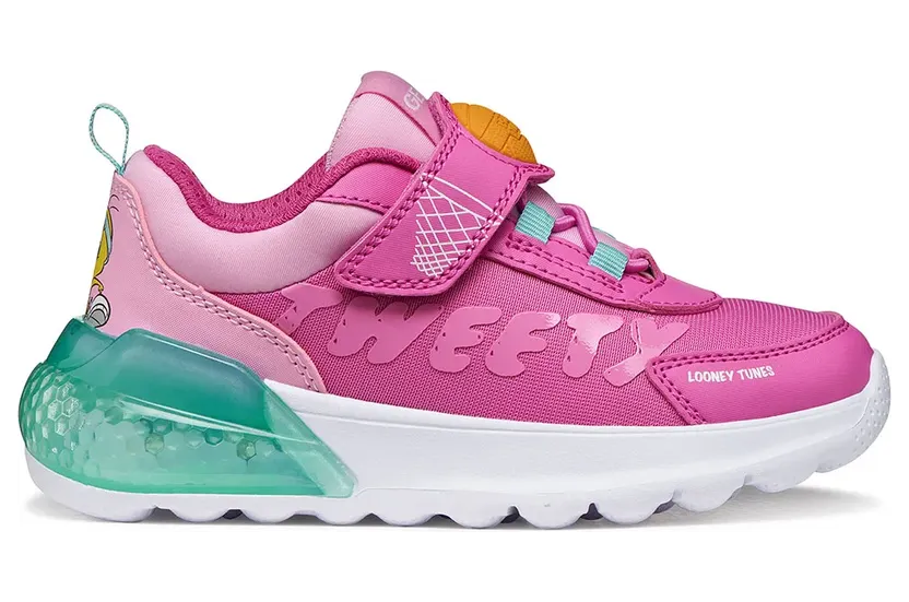 Geox sneaker Fuchsia/Aquagroen (J65LZA011CE-C8471)