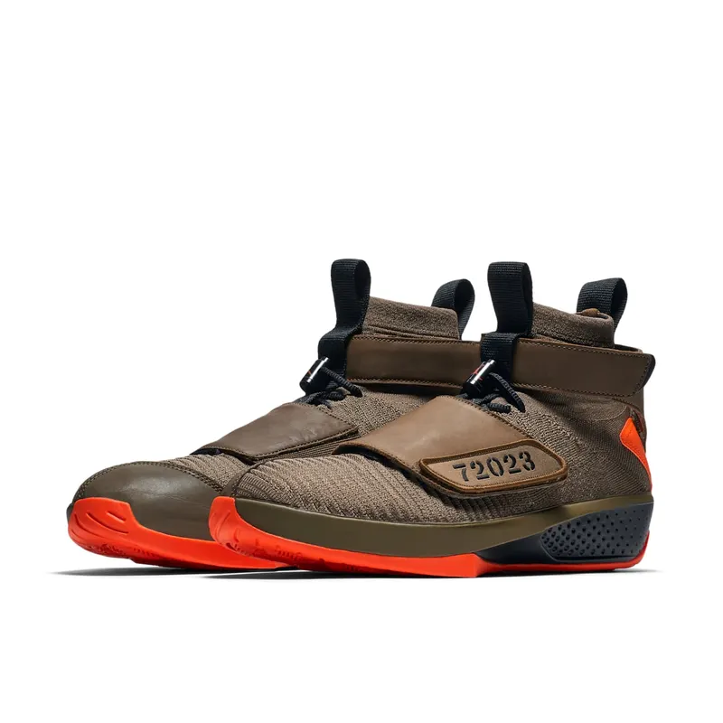 Jordan XX Flyknit R&B Melo Olive Medium Olive/Medium Olive-Safety Orange (BQ3271-200)