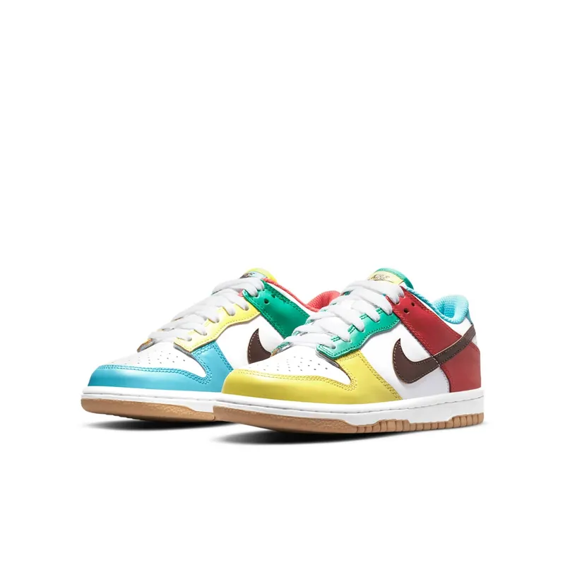 Nike Dunk Low Free 99 White (GS) (2021) (CZ2496-100)