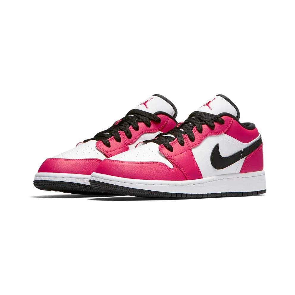 Jordan 1 Low Rush Pink (GS) Rush Pink/White-Black (554723-600)