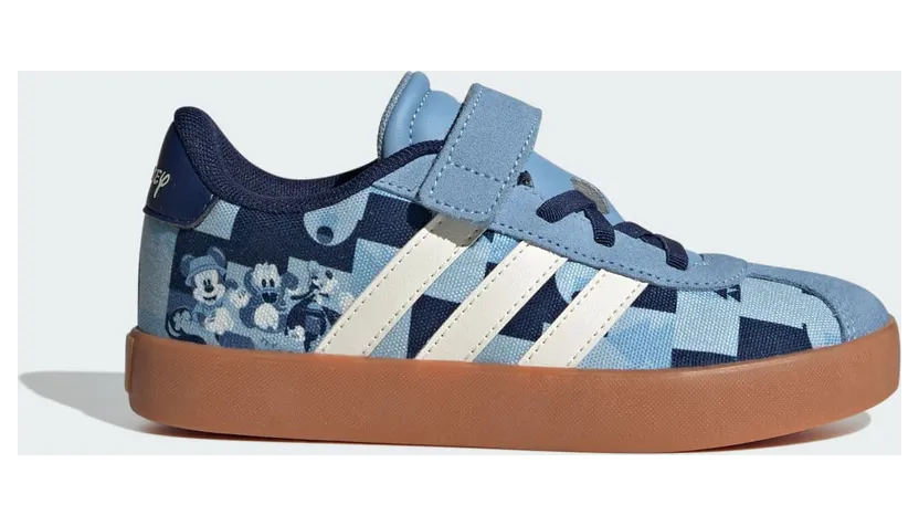 adidas x Disney Mickey VL Court Ash Blue / Off White / Crew Blue (JH6077)