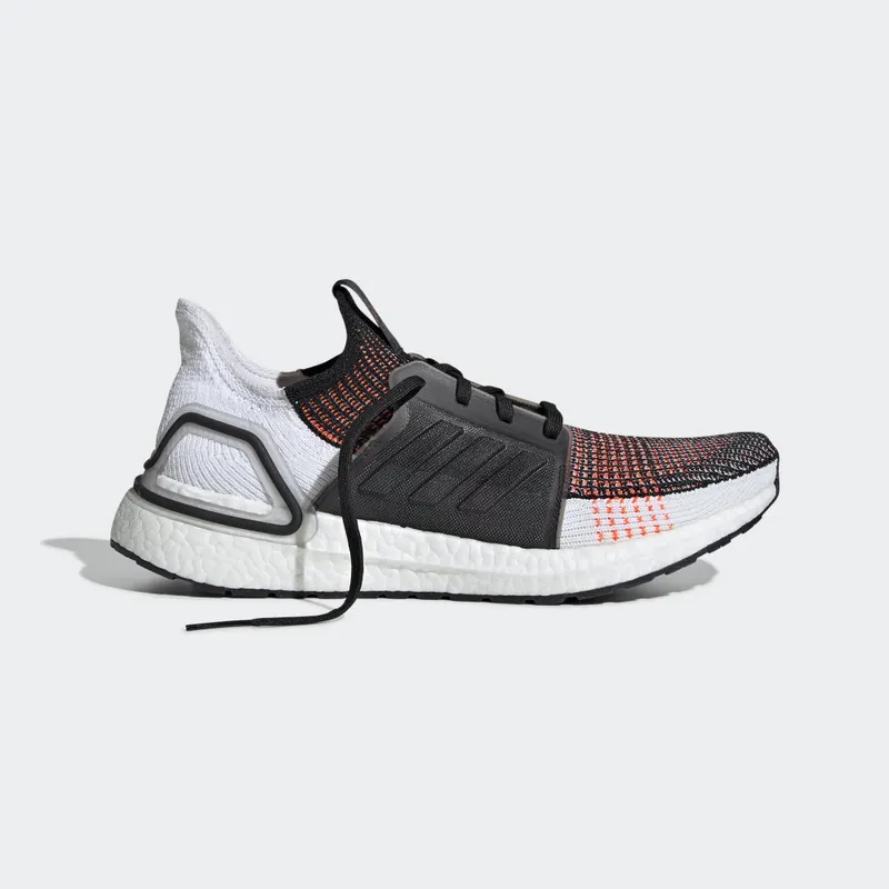 adidas Ultra Boost 2019 Black White Solar Orange Core Black/Cloud White/Solar Orange (G27519)