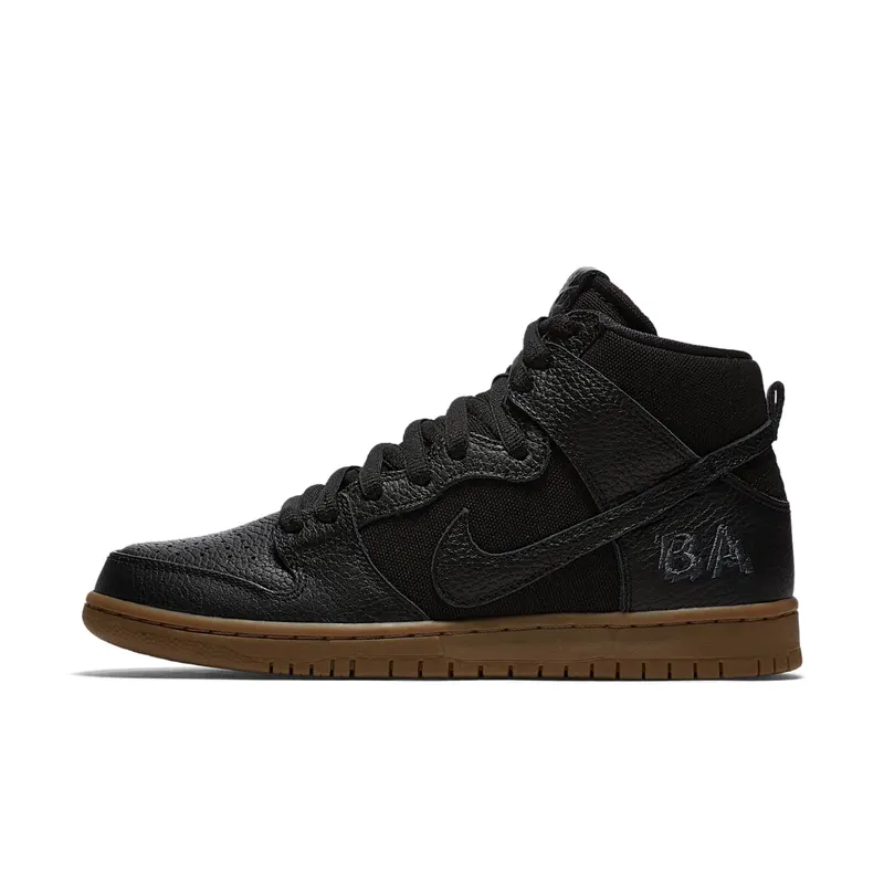 Nike SB Dunk High Antihero Brian Anderson Black Black/Black-Anthracite-Gum Medium Brown (AH9613-001)