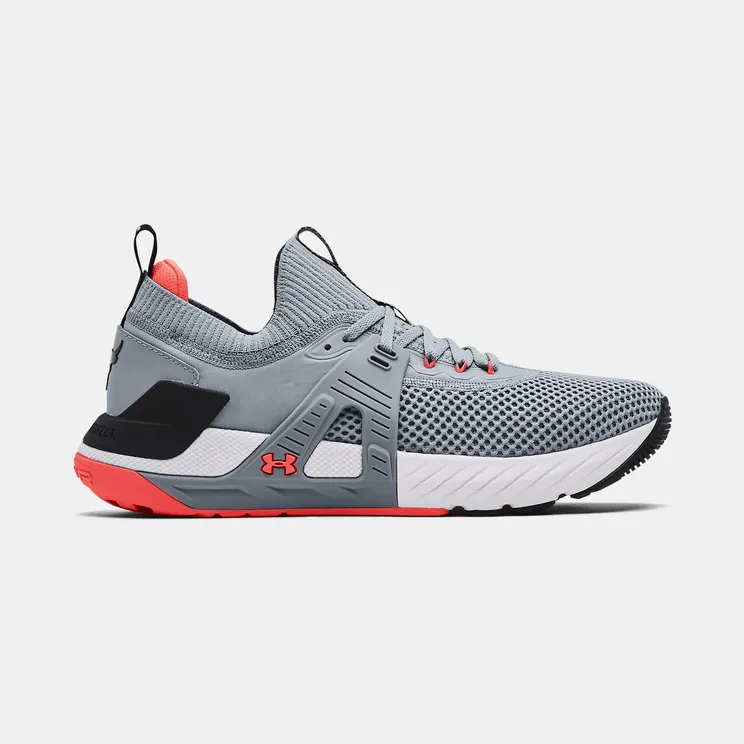 Under Armour Project Rock 4 Steel Black Crimson (3023695-107)