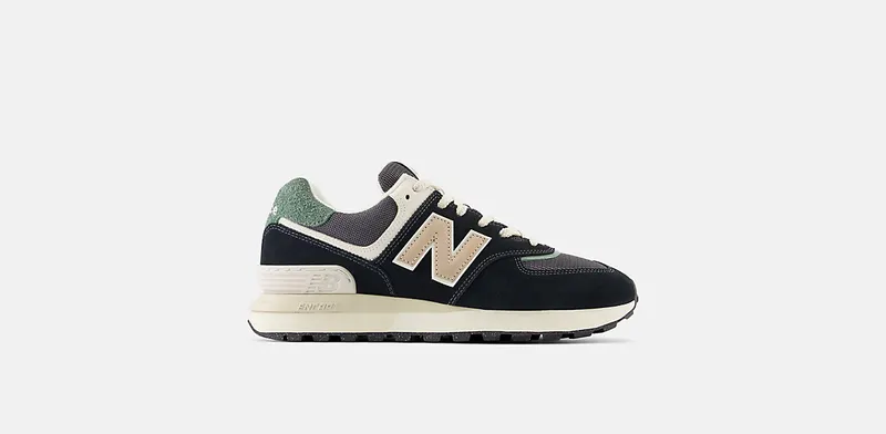 New Balance 574 Legacy Black Tan Green (U574LGFB)