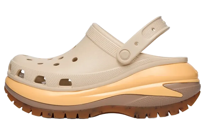 Crocs Classic Mega Crush Clog “Almond Tint Multi” (207988-0LM)