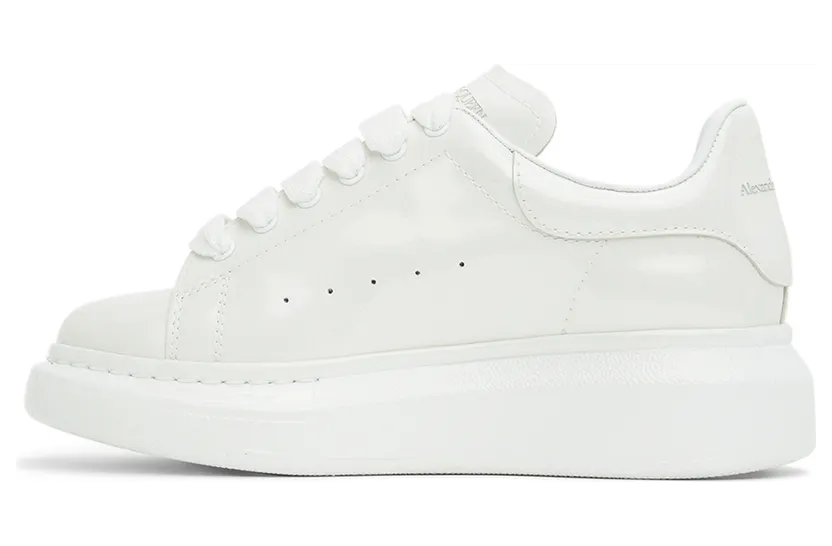 Alexander McQueen Kids White Glitter Oversized Sneakers (687061WHYC2) (3)
