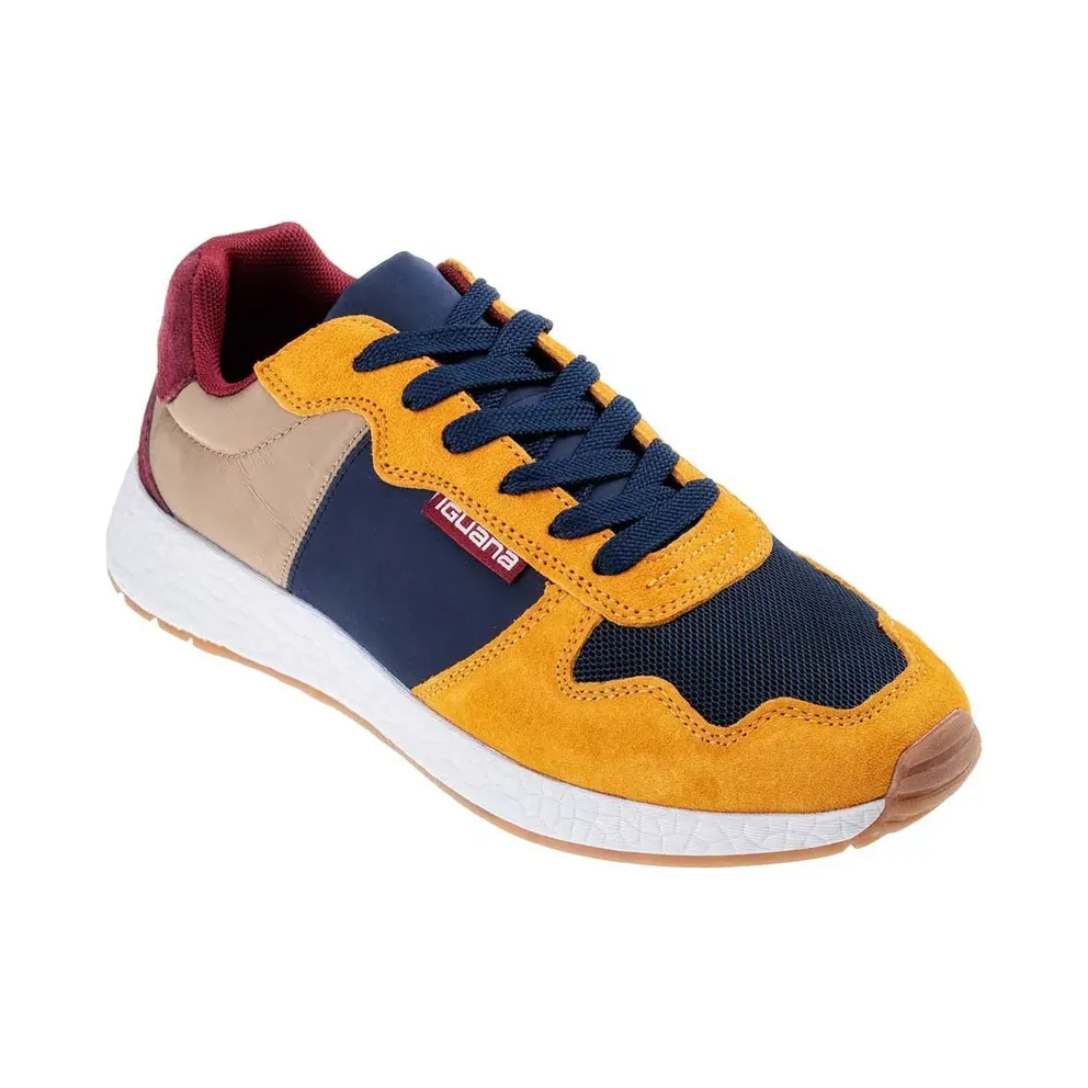 Iguana sneaker Brown / Navy / Wine (M000139592)
