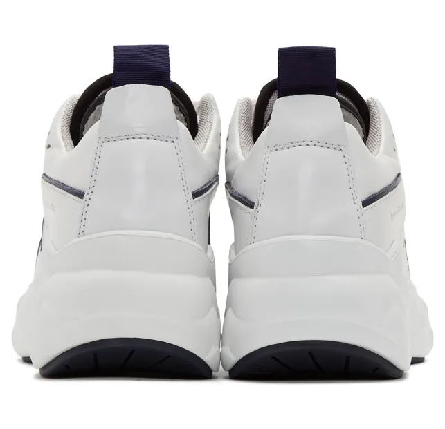 Acne Studios White & Navy Manhattan Sneakers (1EZ173-) (4)