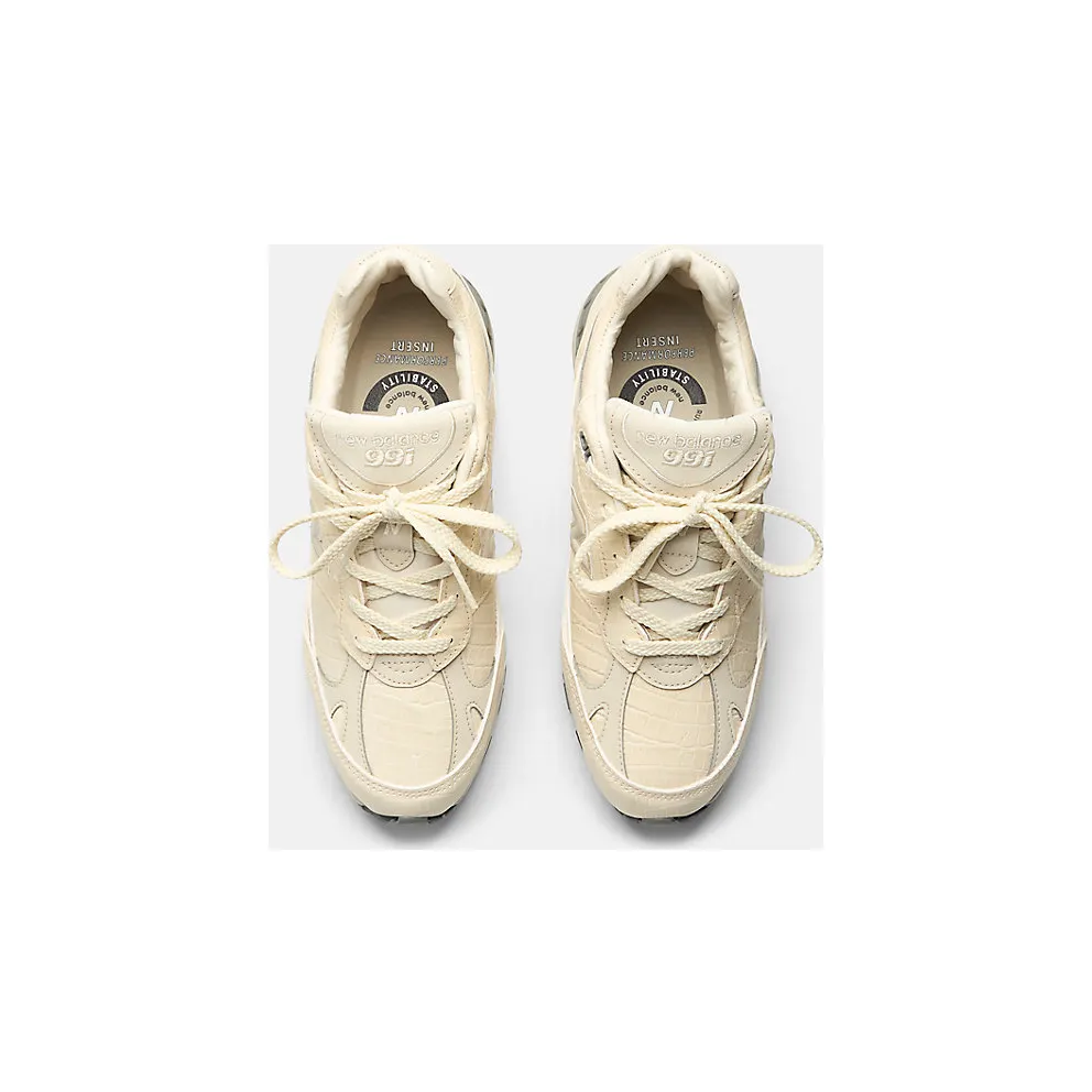 New Balance 991 (W) “Cream Croc” (W991CR1)
